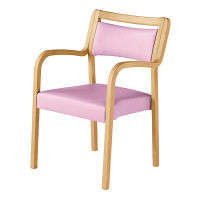 【軒先渡し】コイズミ　ポケットコイルチェア　ナチュラル／ライトパープル G-K2-NS-1460 1脚（直送品）