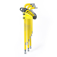 GREATSTAR WORKPRO へクスローブ六角棒レンチ9本組 W022012AJ 1セット（直送品）