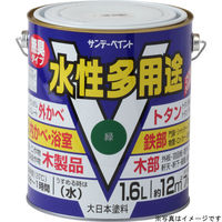 サンデーペイント 水性多用途 黄 1600ml #23K33（直送品）