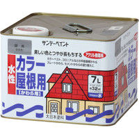 サンデーペイント 水性カラー屋根用 銀ネズミ 7L #23L11（直送品）