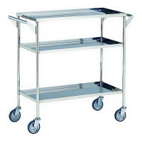 松吉医科器械 回診車 3段 幅600mm MY-1024 1台 01-2295-03　マツヨシカタログ（直送品）