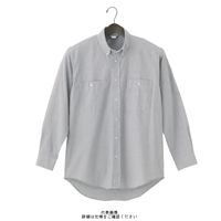 クロダルマ 長袖シャツ(ボタンダウン) ネイビー LL 87502ー11ーLL 87502-11-LL 1枚（直送品）