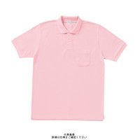 クロダルマ 半袖ポロシャツ(ちょうちん袖)(脇スリット) ピンク L 26441ー72ーL 26441-72-L 1セット(2枚)（直送品）