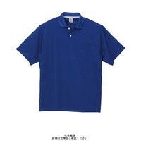 クロダルマ 半袖ポロシャツ ブルー L 26446ー10ーL 1セット(2枚