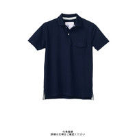 クロダルマ（KURODARUMA） 半袖ポロシャツ（脇スリット） ネイビー