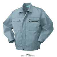 クロダルマ 長袖ジャンパー(ファスナー) グレー 4L 32381ー40ー4L 1枚（直送品）