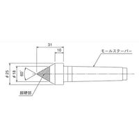 大菱計器製作所 超硬付カサセンター MT-1 Z800-162 1台（直送品）