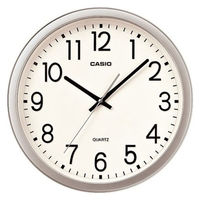 CASIO（カシオ）コチコチ音がしないスムーズ秒針 掛け時計 [スイープ] 直径350mm IQ-77-8JF 1個（取寄品）