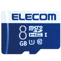 エレコム MicroSDHCカード/データ復旧サービス付/UHS-I MF-MS008GU11R 1個