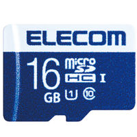 エレコム MicroSDHCカード/データ復旧サービス付/UHS-I MF-MS016GU11R 1個