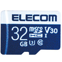 microSDカード [V30/U3/C10] 高速＋データ復旧 4K動画にも最適 16GB～512GB エレコム