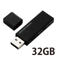 エレコム USBメモリー/USB2.0対応/セキュリティ機能対応/32 MF-MSU2B32GBK 1個