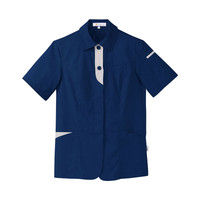 明石スクールユニフォームカンパニー レディース半袖ジャケット ネイビー 9 UN1919-7-9（直送品）