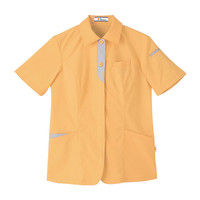 明石スクールユニフォームカンパニー レディース半袖ジャケット オレンジ 7 UN1919-83-7（直送品）