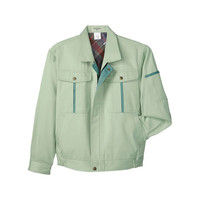 明石スクールユニフォームカンパニー 男女兼用ブルゾン アースグリーン×グリーン L UN310-15-L（直送品）