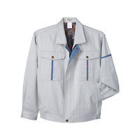 明石スクールユニフォームカンパニー 男女兼用ブルゾン グレー×ブルーグレー S UN310-4-S（直送品）