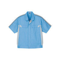 明石スクールユニフォームカンパニー 男女兼用半袖ブルゾン サックス M UN3393-62-M（直送品）