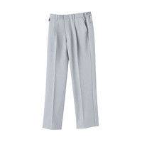 明石スクールユニフォームカンパニー メンズワンタックスラックス グレー L UN472-4-L（直送品）