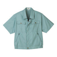 明石スクールユニフォームカンパニー 男女兼用半袖ブルゾン グリーン 5L UN590-10-5L（直送品）