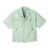 明石スクールユニフォームカンパニー 男女兼用半袖ブルゾン アースグリーン 5L UN590-15-5L（直送品）