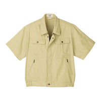 明石スクールユニフォームカンパニー 男女兼用半袖ブルゾン マスタード 5L UN590-91-5L（直送品）