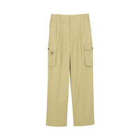 明石スクールユニフォームカンパニー メンズツータックドライバースラックス マスタード 4L UN595D-91-4L（直送品）