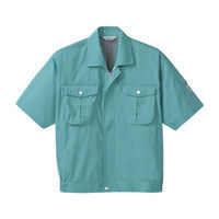 明石スクールユニフォームカンパニー メンズ半袖ブルゾン レイクブルー 5L UN683-68-5L（直送品）