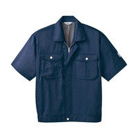 明石スクールユニフォームカンパニー メンズ半袖ブルゾン ネイビー 5L UN683-7-5L（直送品）