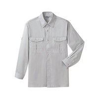 明石スクールユニフォームカンパニー メンズシャツ シルバーグレー 4L UN686-4-4L（直送品）