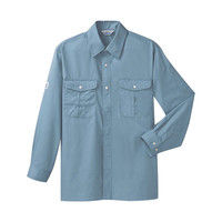 明石スクールユニフォームカンパニー メンズシャツ ミストブルー L UN686-65-L（直送品）