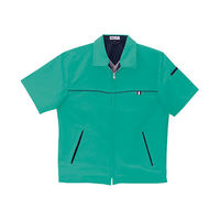 明石スクールユニフォームカンパニー 男女兼用半袖ジャケット グリーン 5L UN791-10-5L（直送品）