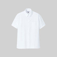 明石スクールユニフォームカンパニー 男女兼用半袖シャツ ホワイト 4L UZQ714-1-4L（直送品）