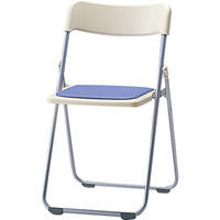 サンケイ 折りたたみ椅子 スチール製 CF68-MX　背面：アイボリー