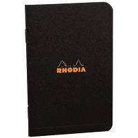 RHODIA(ロディア) Stapled notebook(ホチキス留めノート) 方眼 mini ブラック cf119159 1セット(10冊入)（直送品）