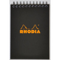 RHODIA(ロディア) Notepad(ノートパッド) No.13 方眼 ブラック cf135009 1セット(5冊入)（直送品）
