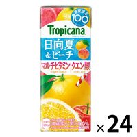 キリンビバレッジ トロピカーナ ヘルシーフルーツ 日向夏＆ピーチ 250ml 1箱（24本入）