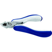 idealtek ESD精密ニッパ 先細リリーブ形 大 フルフラッシュ刃 120mm ES5552-CR-BG-IT 1丁（直送品）