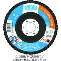 Tyrolit フラップディスク ベーシックタイプ 100mm #60 34318536 1セット(10枚) 195-4398（直送品）