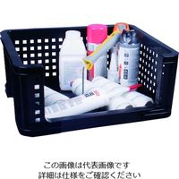 Really Useful Products RUP メッシュコンテナ オープンタイプ 18L ブラック 18OF 1個 195-6696（直送品）