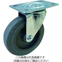 サムソンキャスター SAMSONG プレート式軽荷重用キャスター 102mm 自在 TP3640-01-MIR 1個 206-4018（直送品）