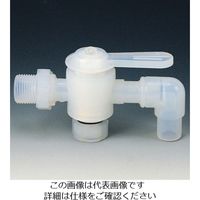 フロンケミカル フッ素樹脂(PFA)ドレンコック R1/4 NR1219-001 1個 735-1712（直送品）