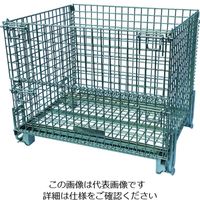 サンキン メッシュパレット 段積みブラケットタイプ 1000X800X850 BK-3 1台 217-6880（直送品）