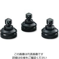 新潟精機 レベリングジャッキ LVJー3 1セット(3個)（直送品）