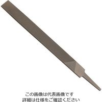 ツボサン 鉄工ヤスリ 350mm 平 油目 HI350-04 1本 852-8154（直送品）