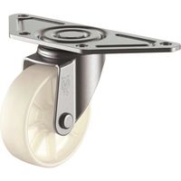 ユーエイ プレート式 自在 キャスター ナイロン 車輪径75mm Sタイプ SGC型 取付寸法139×55×42 SGC-75N 1個（直送品）