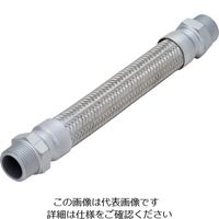 フレキシブルホース各種 NFK オスニップル式フレキシブルホース 六角ニップルSS400 8A