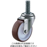 ユーエイ ねじ込みキャスターステンレス製自在車 65径ウレタン車輪 SUS-ST-65UR-M16-40 1個 809-3289（直送品）