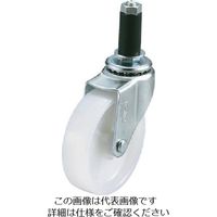 ユーエイ 差し込み式 自在 キャスター ナイロン 車輪径65mm Sタイプ STF型 パイプ径24 STF-65N-24P 1個（直送品）