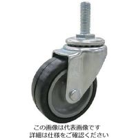 ねじ込み式 自在 キャスター ゴム 車輪径100mm Eタイプ ET型 ネジ寸法M16×40ピッチ2 ET-100NR-M16-40 1個（直送品）