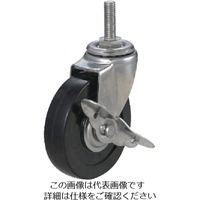 ユーエイ ねじ込みキャスターS付自在車 100径ハードゴム車輪P1.75 ST-100RHS-M12-35 1個 809-3132（直送品）
